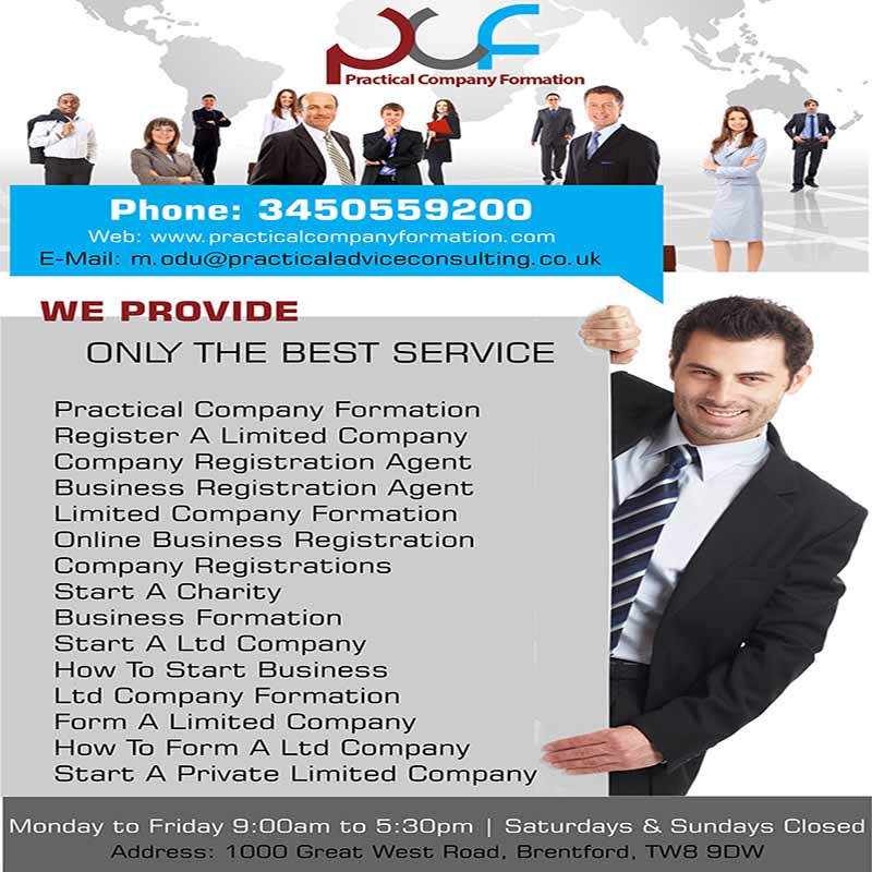 Form A Limited Company London | PRACTICAL COMPANY FORMATION